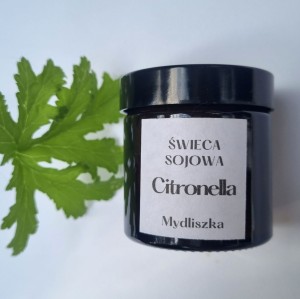 Świeca sojowa. Citronella