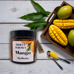 Świeca sojowa. Mango