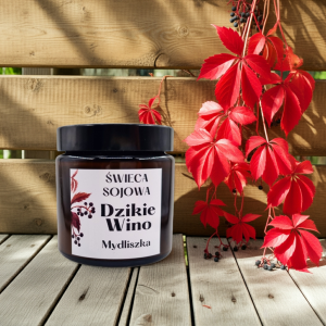 Świeca sojowa. Dzikie wino