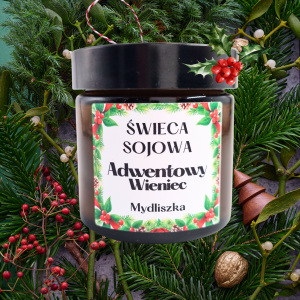 Świeca sojowa Adwentowy Wieniec